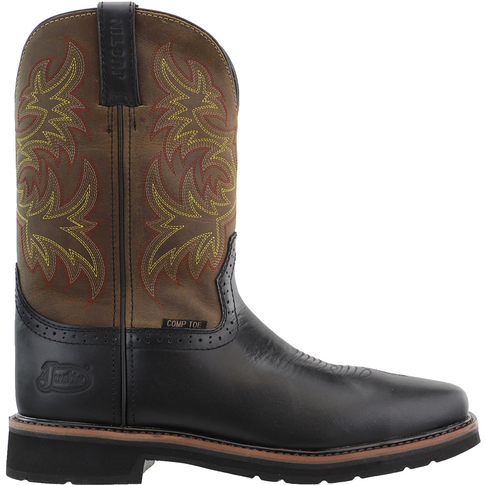 Driller 11 inch Electrical Composite Toe Work Boots、mySite、gtrtttuynbv