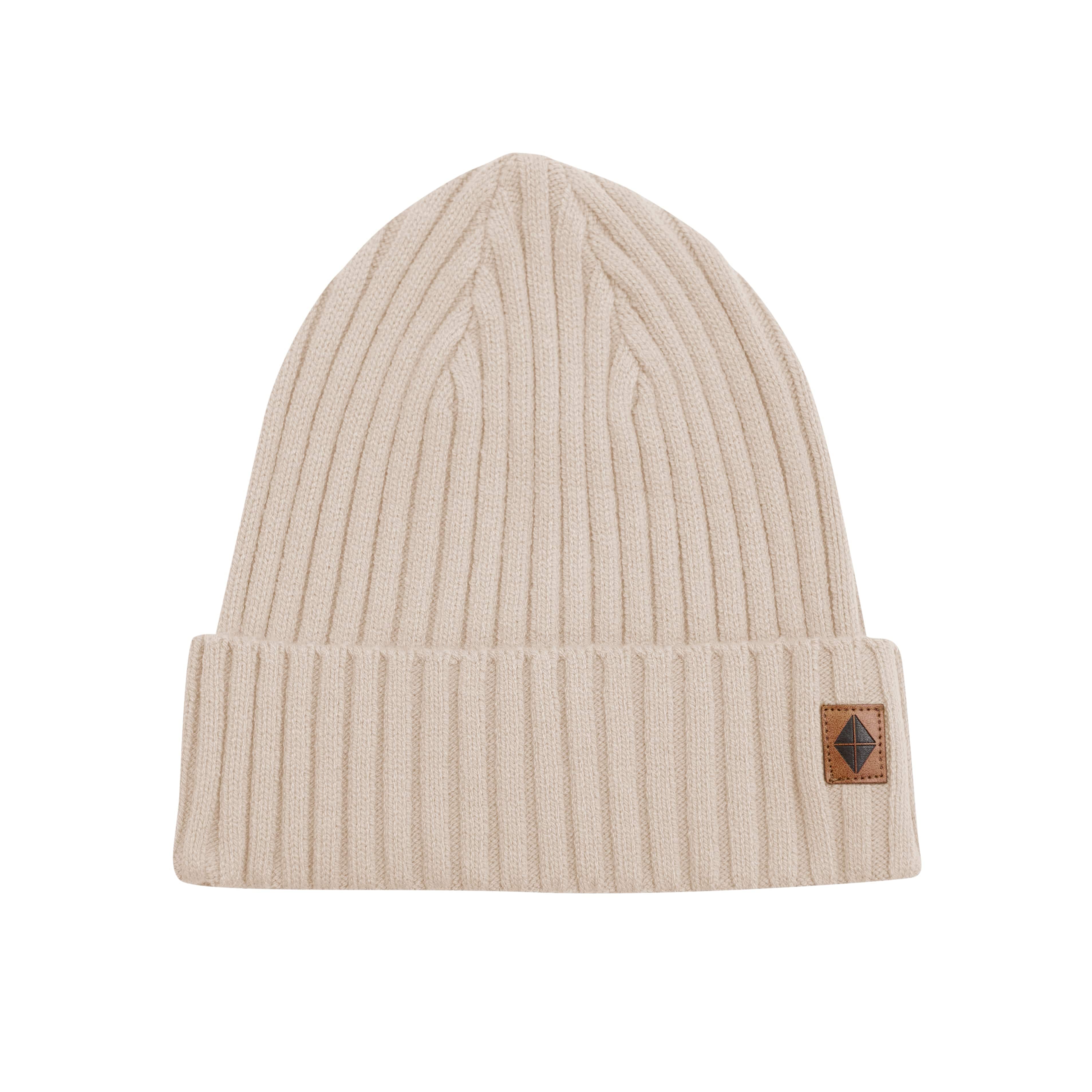  Chunky Knit Adult Ribbed Beanie in Almond、mySite、layawaytickets