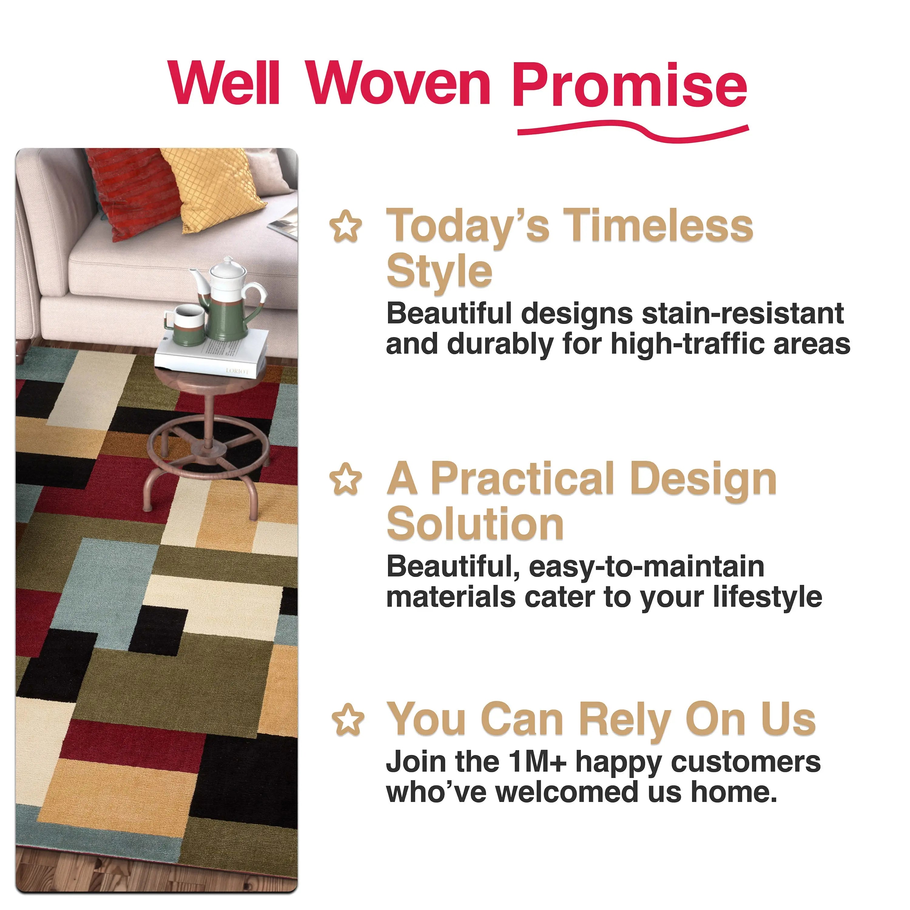 River Red Modern Rug、mySite、gigharbornorthrealestate