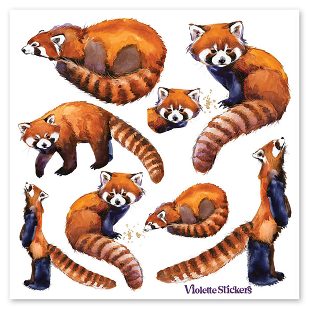  Red Pandas Stickers、mySite、ghnorth
