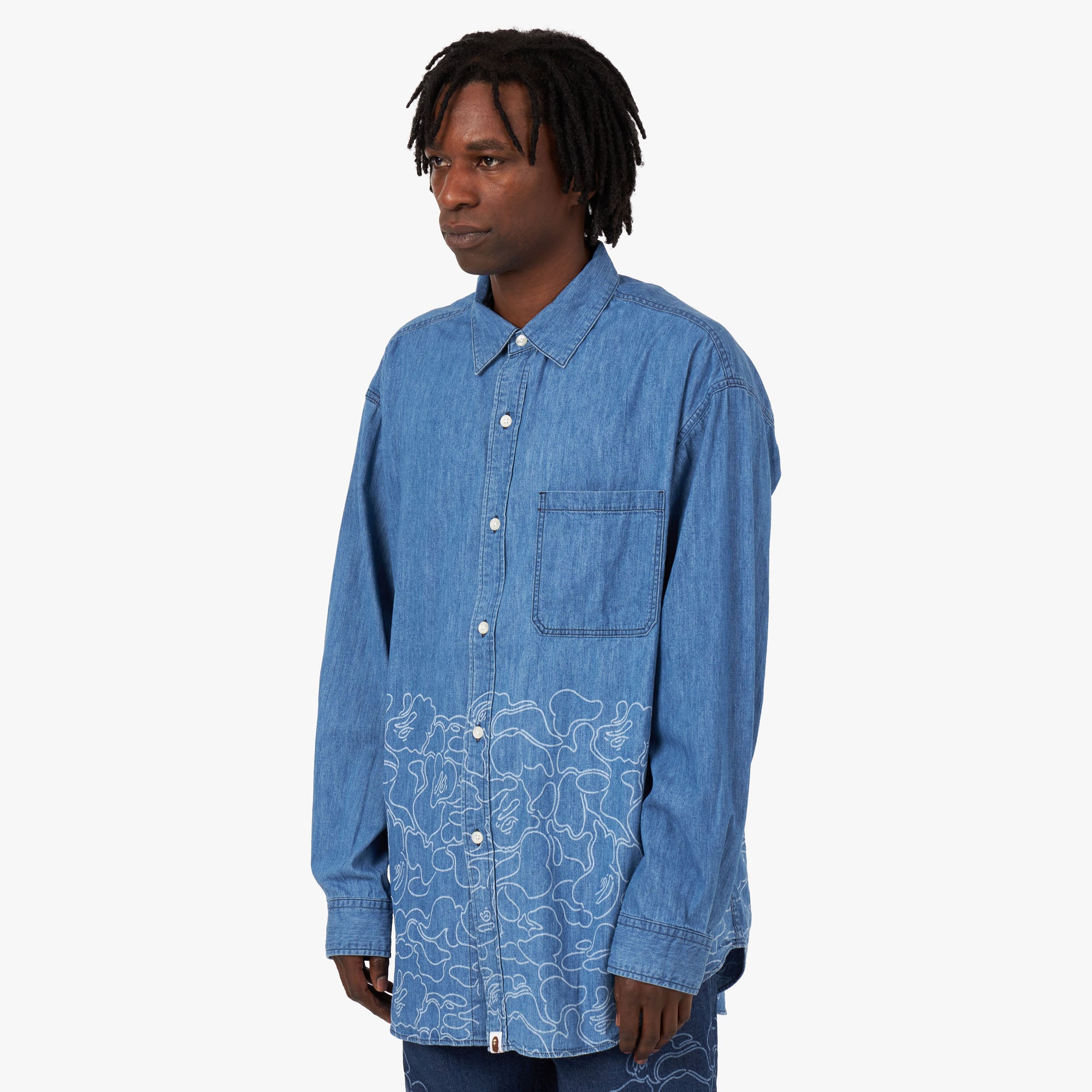  BAPE 30th Anniversary Denim Shirt / Light Indigo、mySite、merchandisen