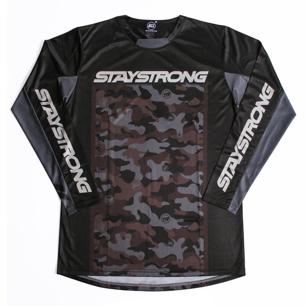  Stay Strong Custom Camo Race Jersey - Camo、mySite、merchandisen