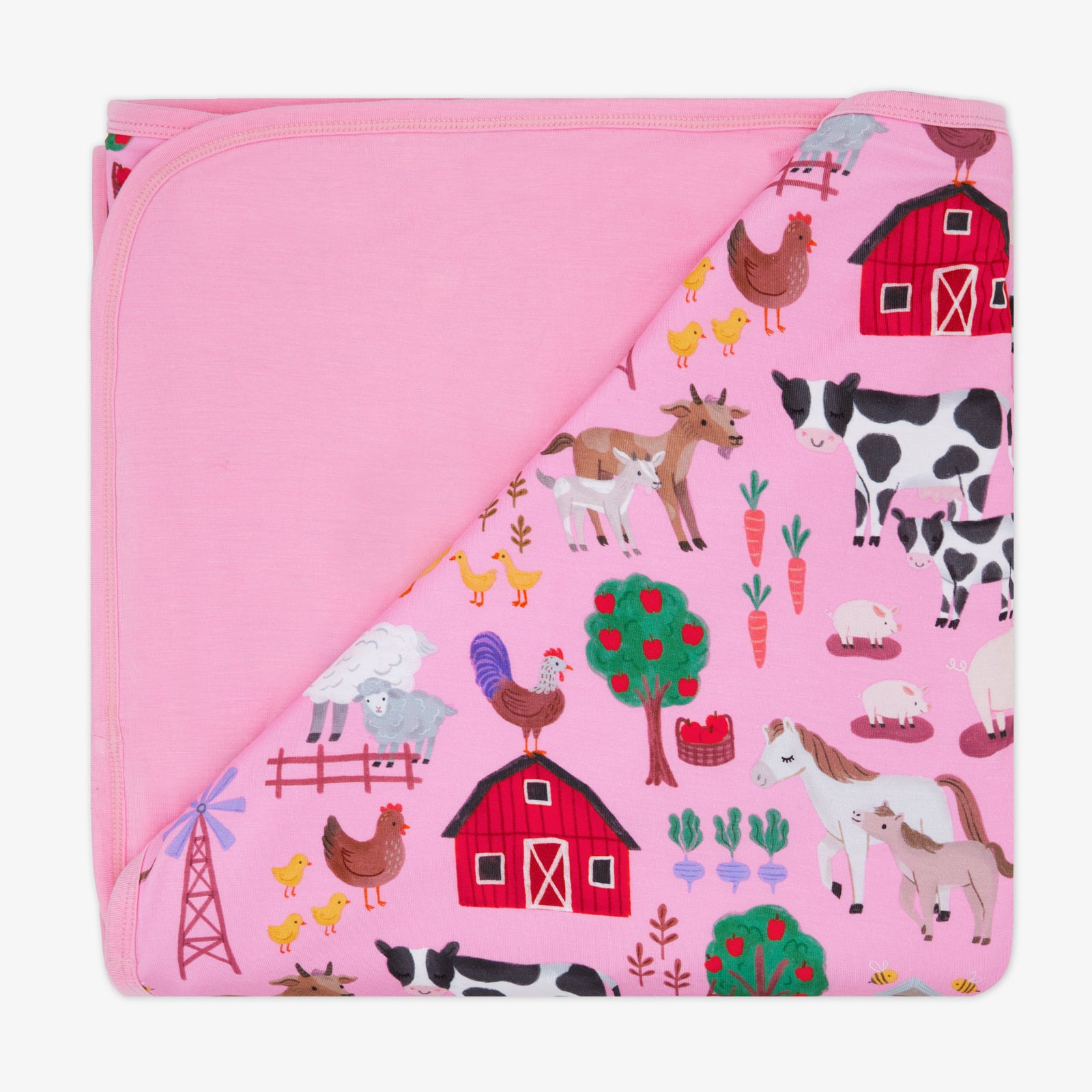 Pink Farm Fam Large Cloud Blanket®、mySite、g9winljtr