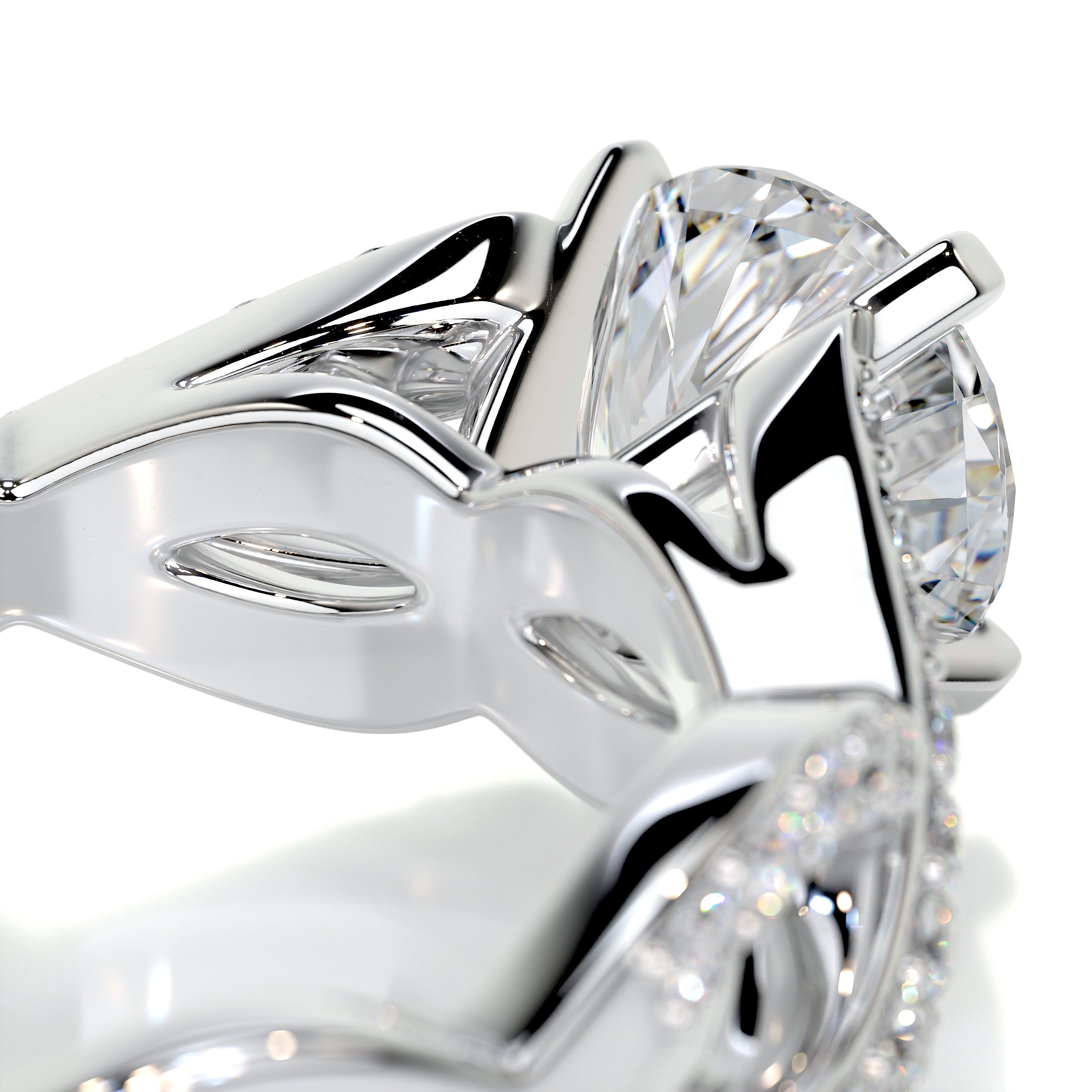 Emery Diamond Engagement Ring -18K White Gold、mySite、hinf8tx79