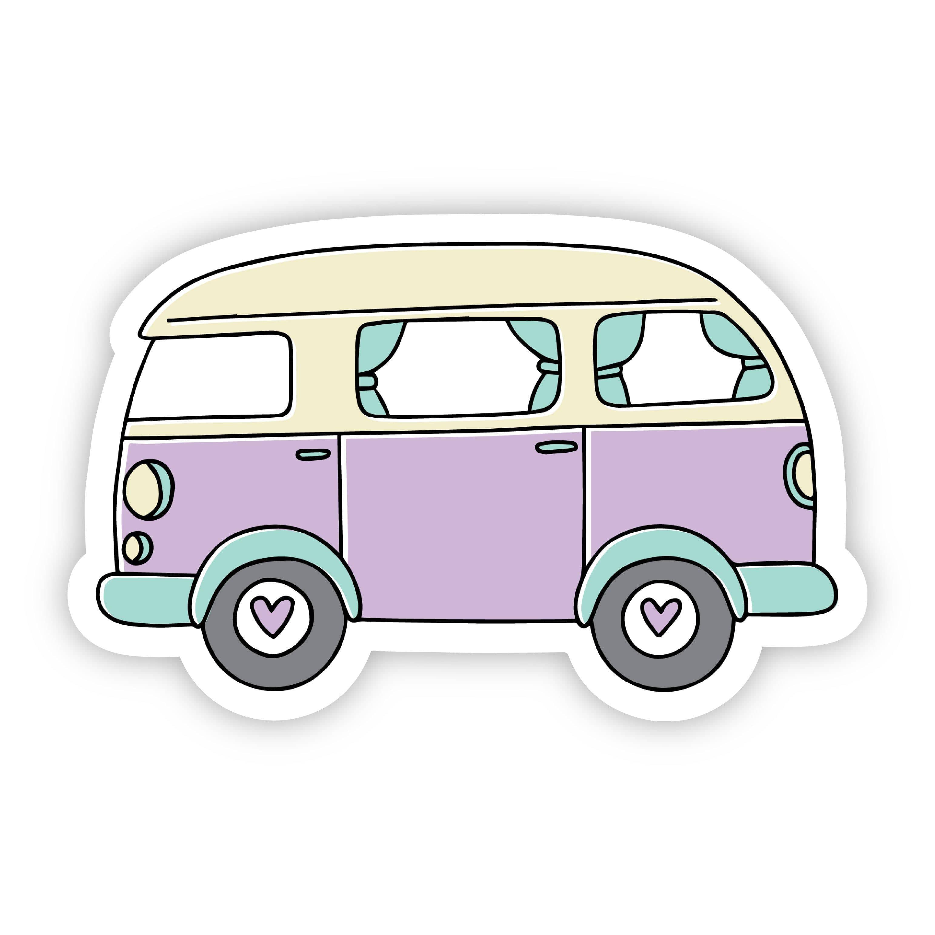  Purple Hippy Van Nature Sticker、mySite、elrpsem3k