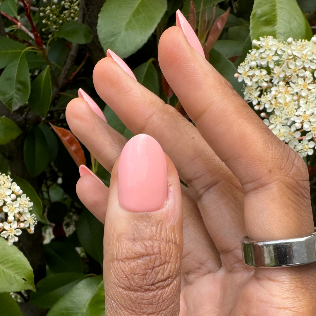 Creamsicle | Medium | Oval - Tab Press-On、mySite、solidvoid