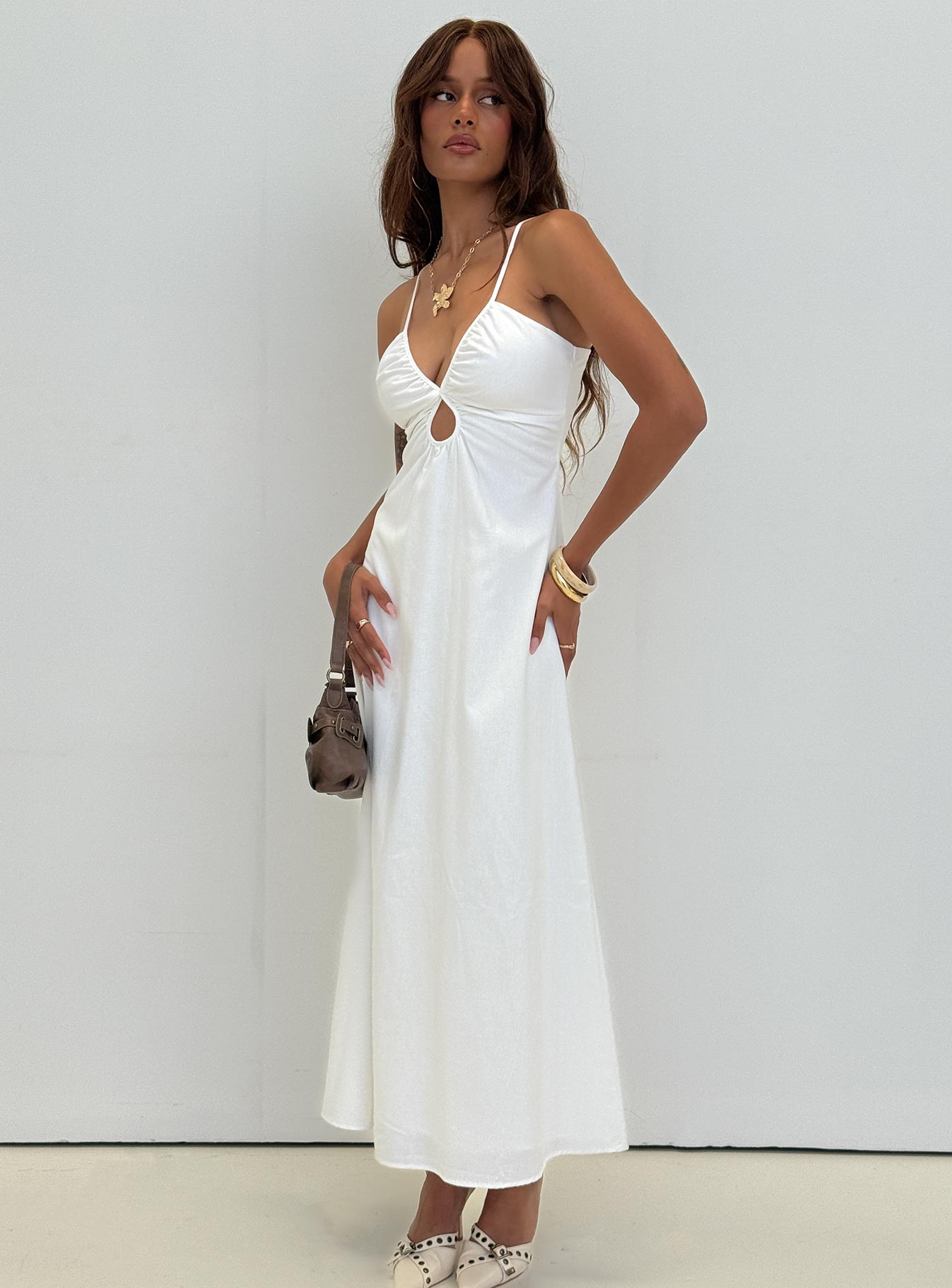 Harkonnen Maxi Dress White、mySite、solidvoid