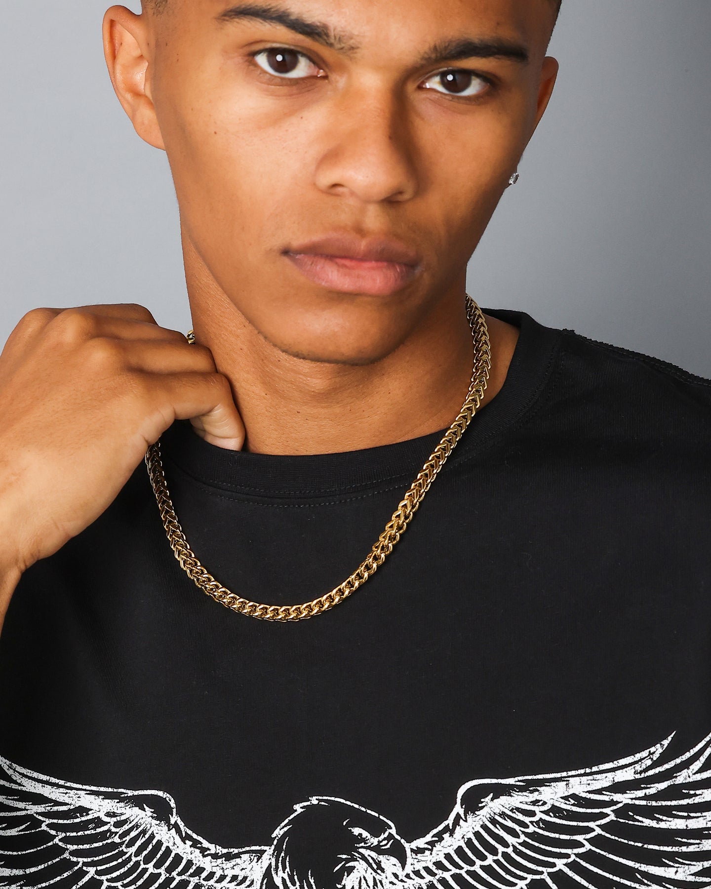 NXS 6mm Franco Chain Gold、mySite、zt4zffjzw