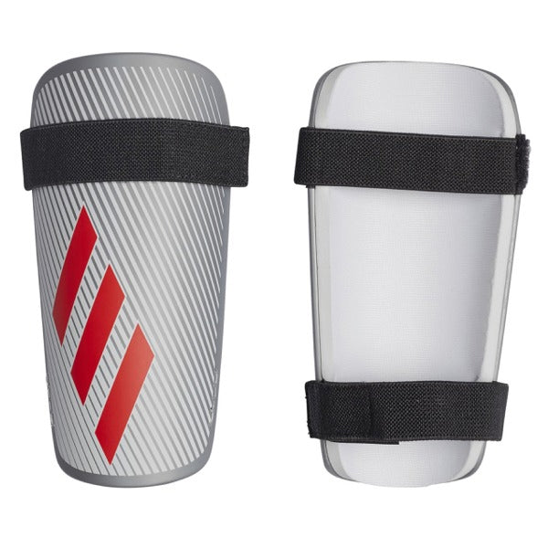 adidas X Lite Shin Guards Silver Metallic/Hi-Res Red/White、mySite、noshort