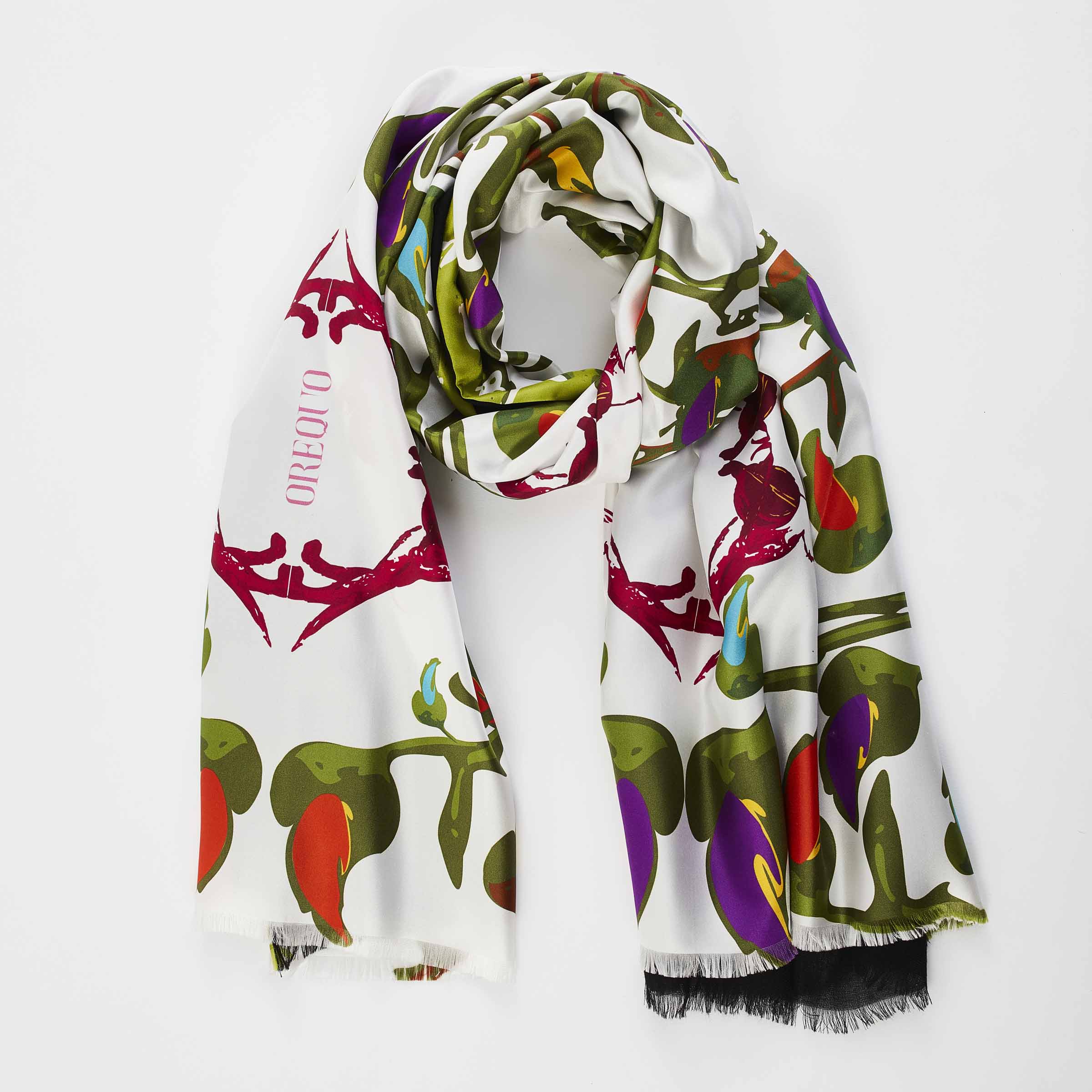 Silk and Cashmere Stole RIBECA by Orequo、mySite、neckold
