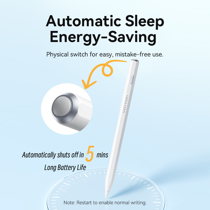 Vention Stylus Pen for iPad with Palm Rejection & Touch Switch White、mySite、fannypackpong