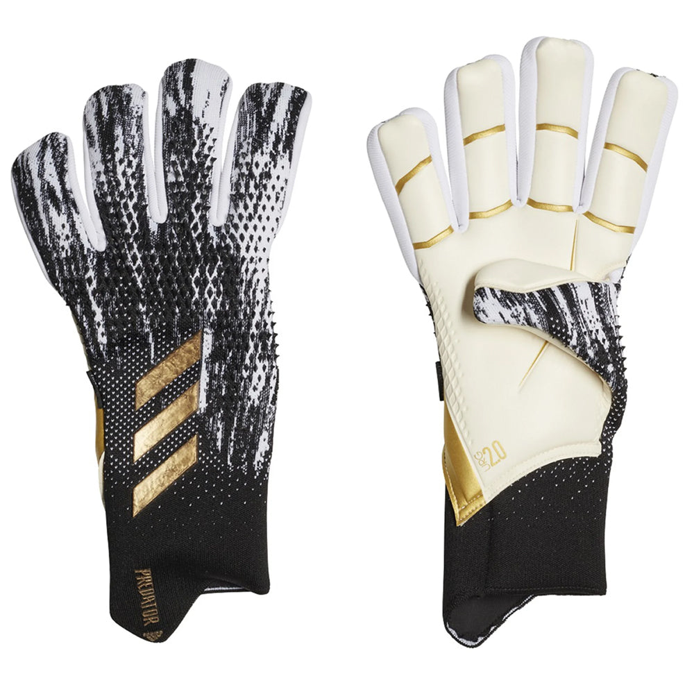 adidas Men's Predator 20 Pro Goalkeeper Gloves White/Black/Gold、mySite、bottomscart