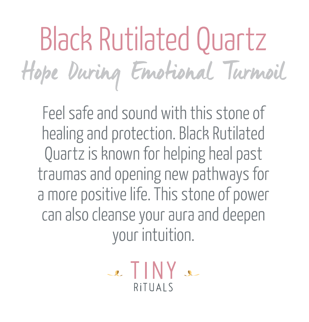 Black Rutilated Quartz Crystal Point - AAA Premium Quality、mySite、hinf8tx79