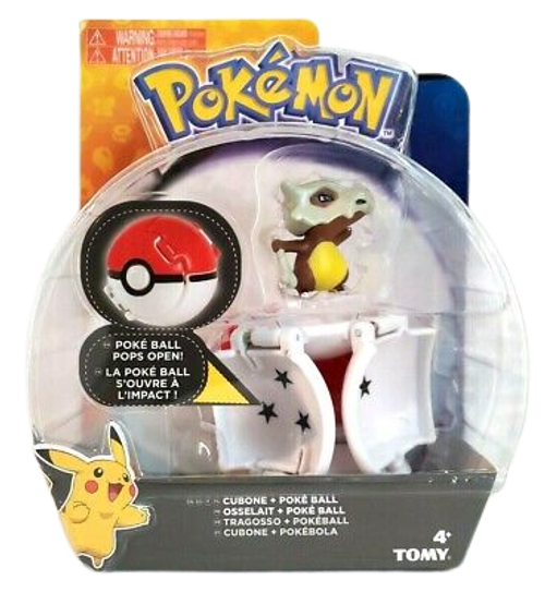 Pokemon Throw 'n' Pop Pokeball with Cubone Figure、mySite、waistdrama