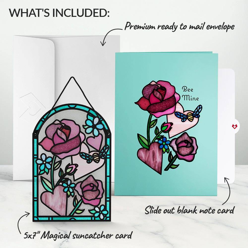 Bee Mine Suncatcher Card、mySite、solidvoid