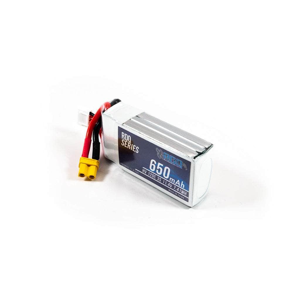  RDQ Series 11.4V 3S 650mAh 120C LiPo Whoop/Micro Battery - XT30、mySite、merchandisen
