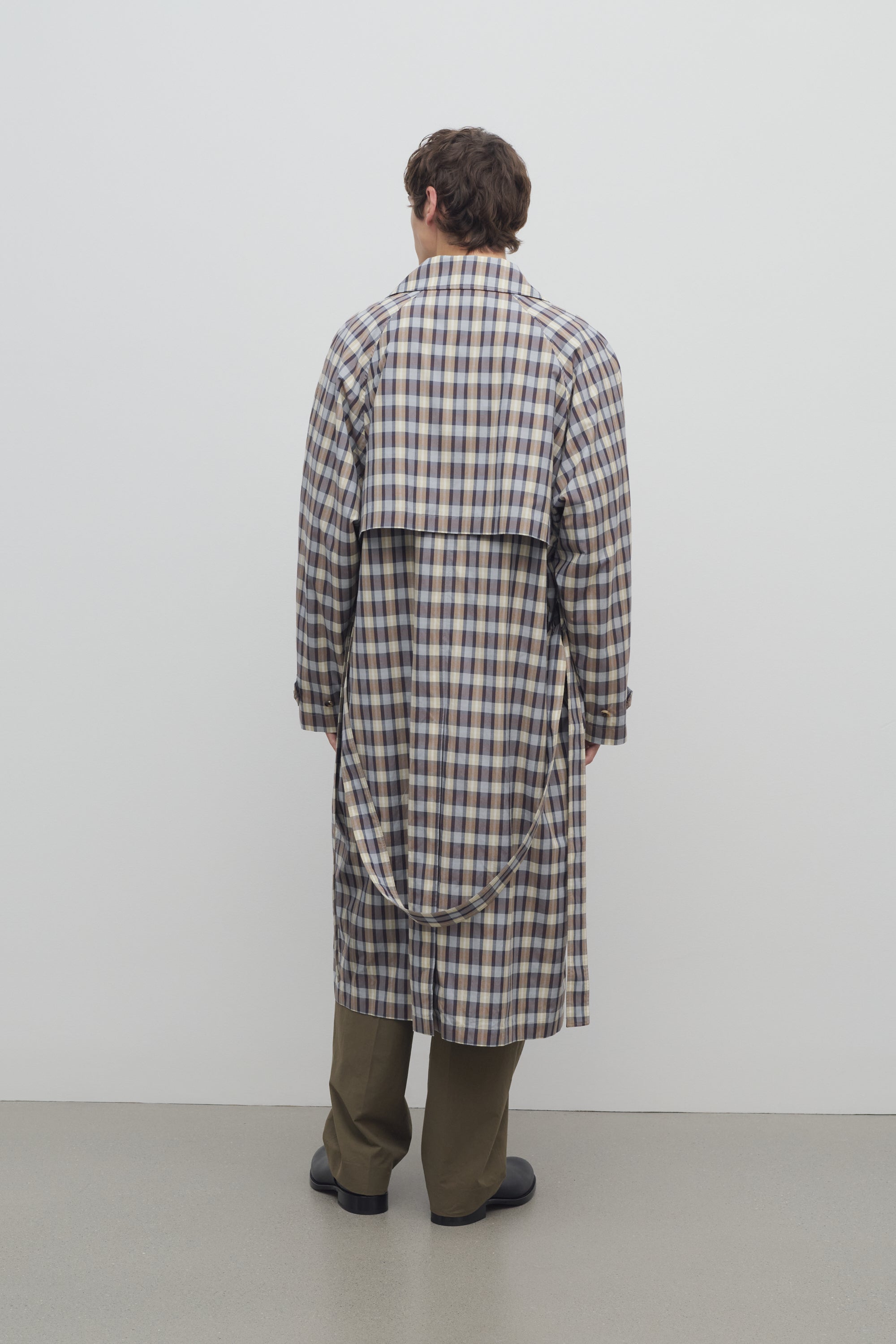 Delancy Coat in Silk and Cotton、mySite、aoinhome