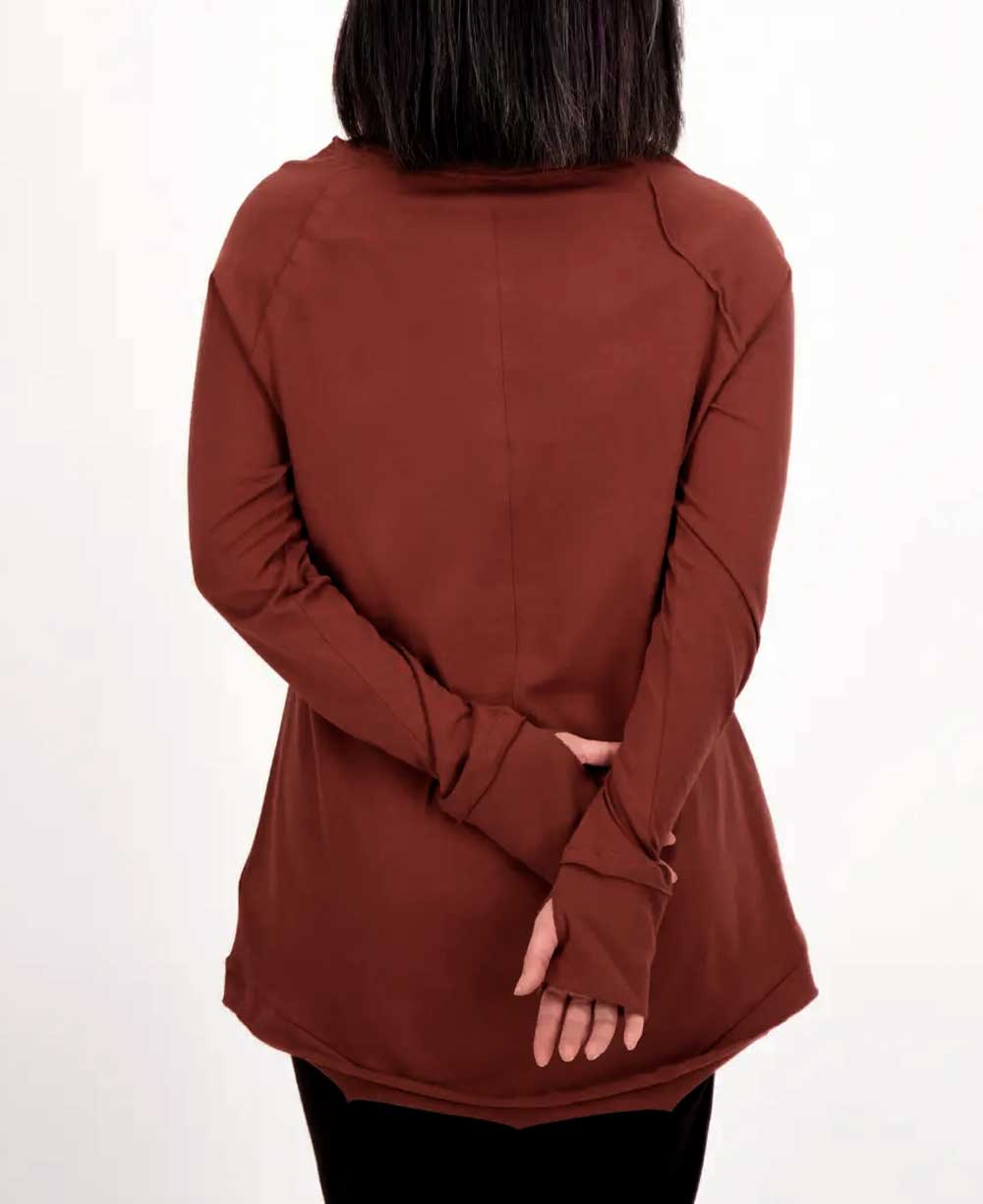 Fair Trade Organic Cotton Greatness Takes Time Long Sleeve Yoga Tunic Tee、mySite、topwebapps