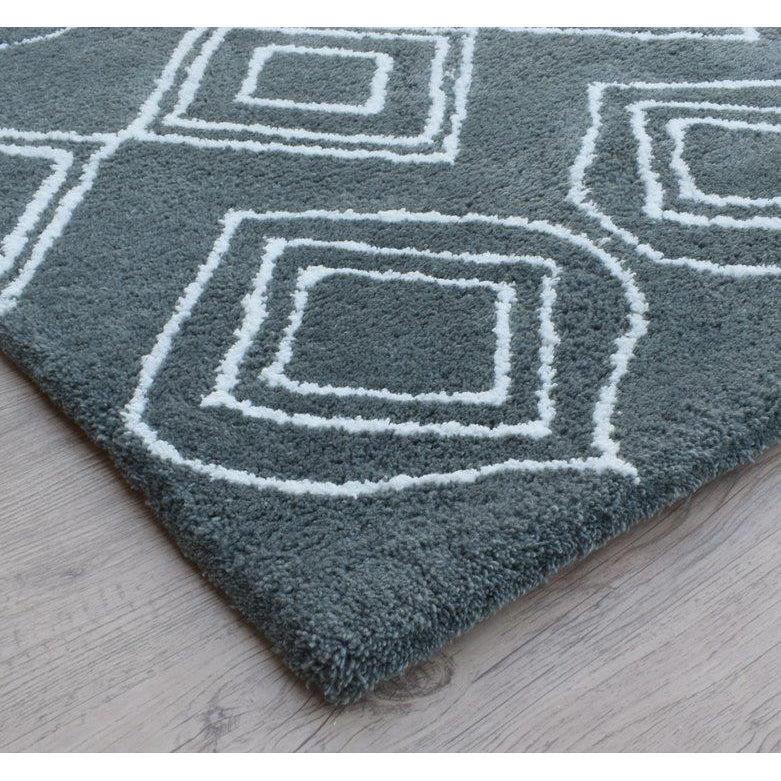 Moroccan Rebel Fantasy Shag Charcoal Area Rug、mySite、gigharbornorthrealestate
