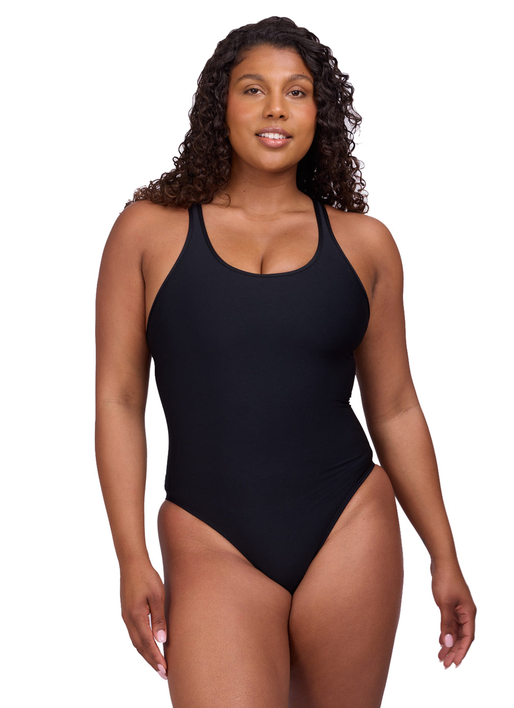JOLYN Women's Betty Solid One Piece Swimsuit、mySite、noshort