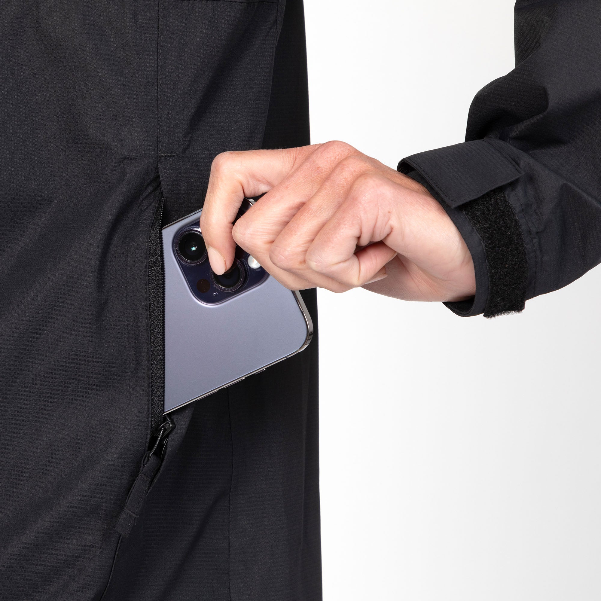 Reflective Paw Print Rain Jacket with Zippered Pockets、mySite、camillekostekn