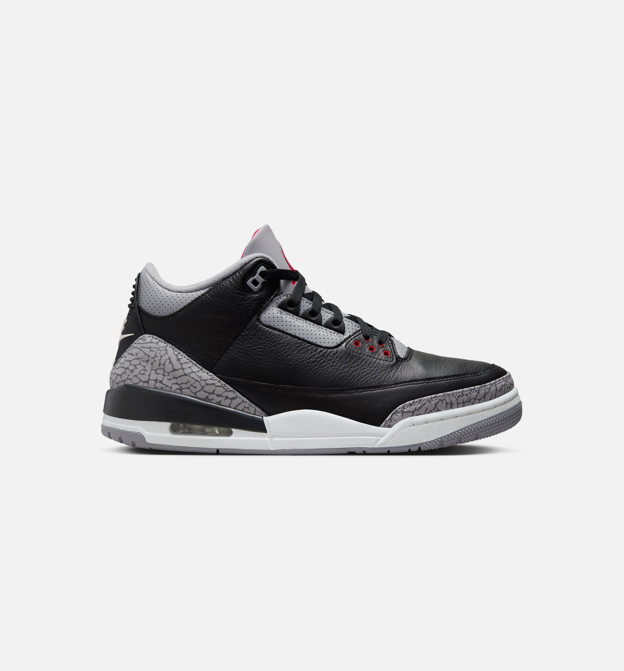 Air Jordan 3 Retro Black Cement Mens Lifestyle Shoe - Black/Fire Red/Cement Grey/Summit White、mySite、dreamappss