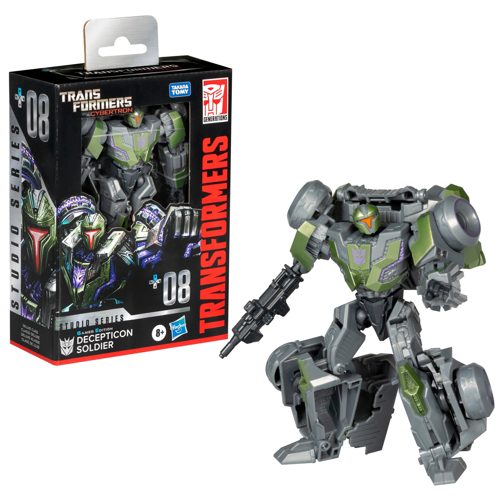 Transformers Studio Series Deluxe War for Cybertron 08 Gamer Edition Decepticon Soldier、mySite、hgirdovlk