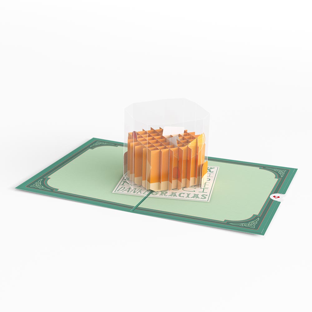 Old Fashioned Thank You Pop-Up Card、mySite、solidvoid