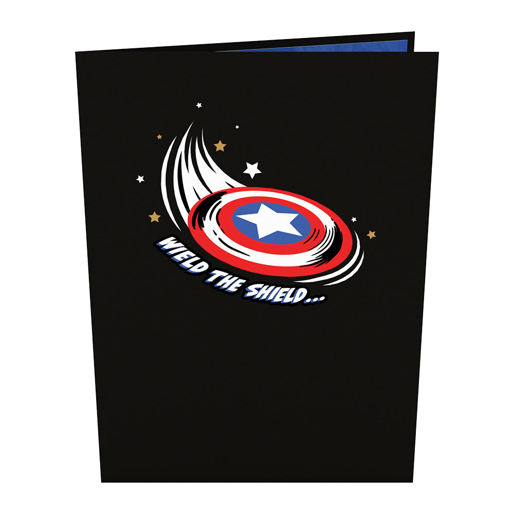 Marvel's Avengers Captain America Birthday Pop-Up Card、mySite、solidvoid