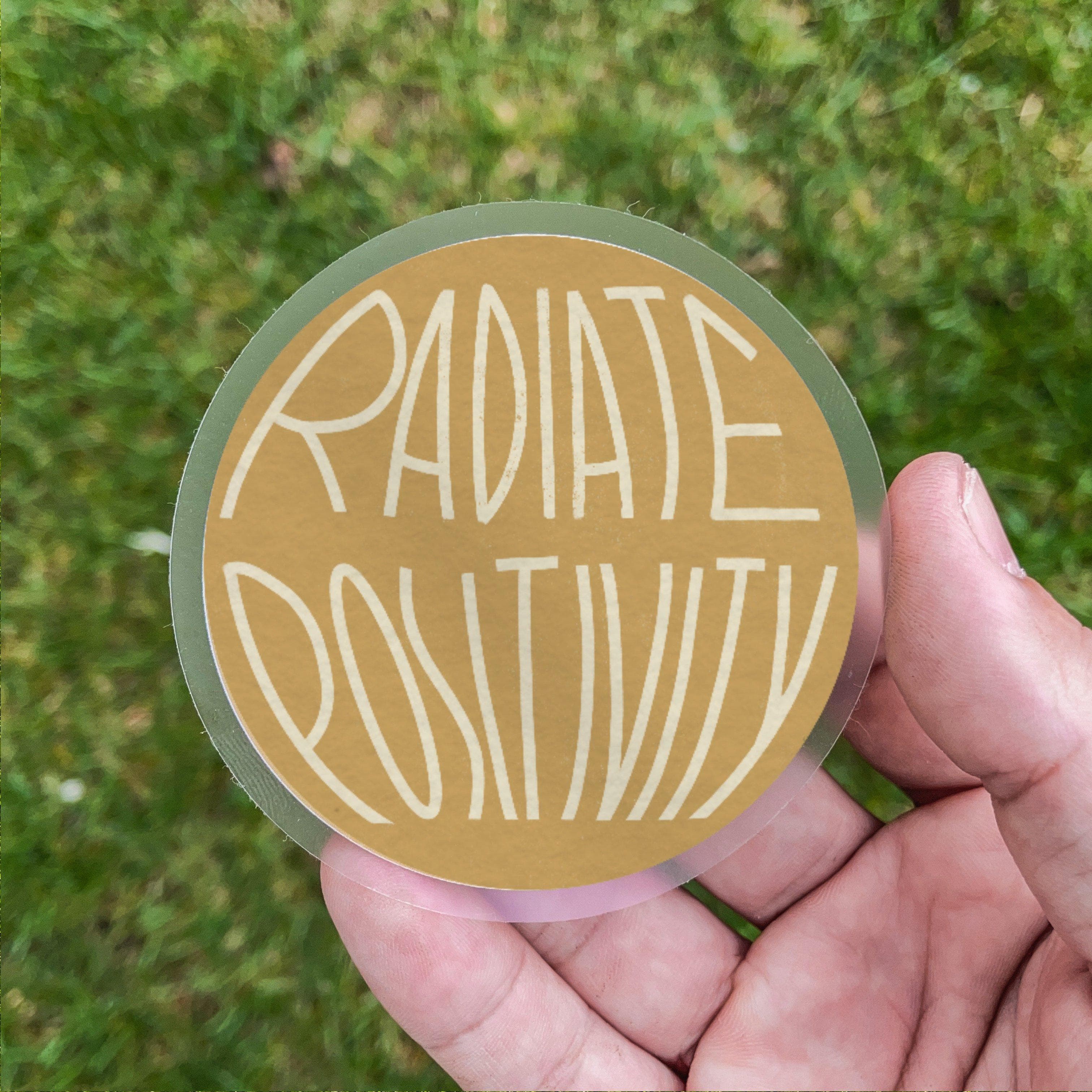  Radiate Positivity - Clear Sticker、mySite、elrpsem3k