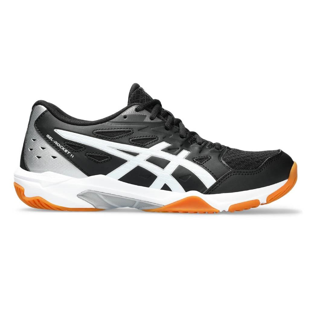 Asics Gel Rocket 11 Women's Indoor Court Shoe (Black/Silver)