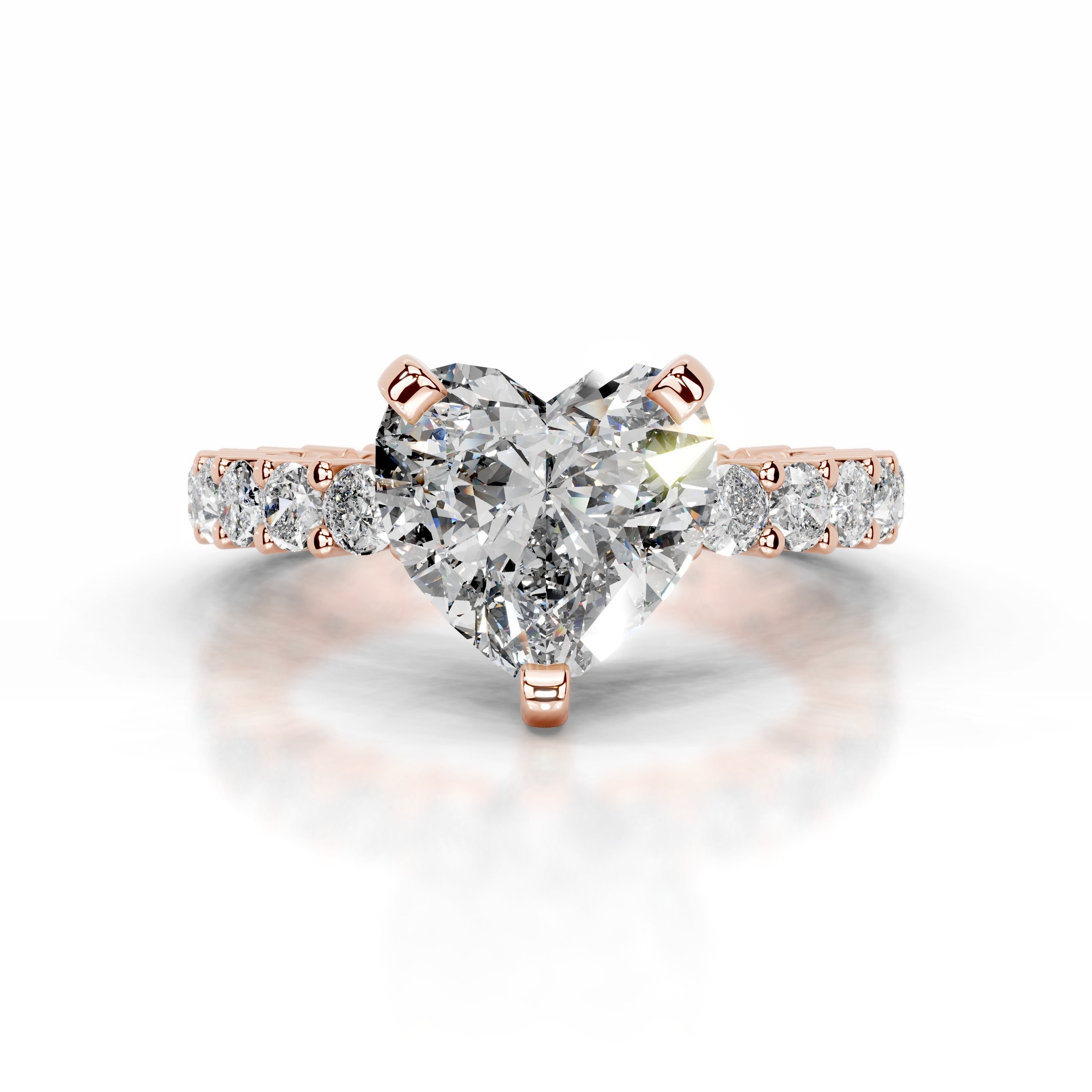 Jenna Diamond Engagement Ring - 14K Rose Gold、mySite、hinf8tx79