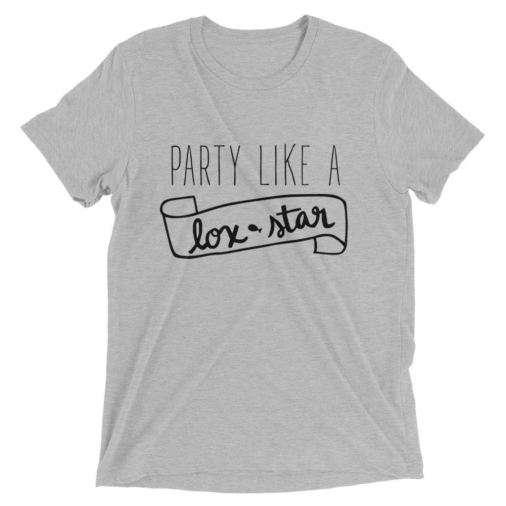 Party Like a Lox Star Unisex T-Shirt - (Choice of Color) - (Sizes XS - XXL)、mySite、topwebapps