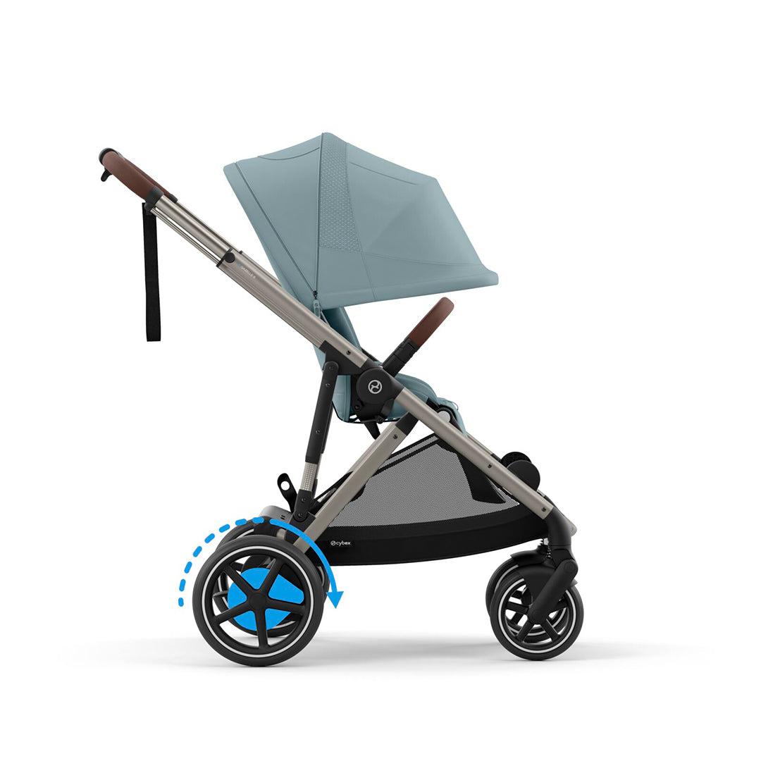  CYBEX e-Gazelle S Pushchair - Stormy Blue、mySite、merchandisen