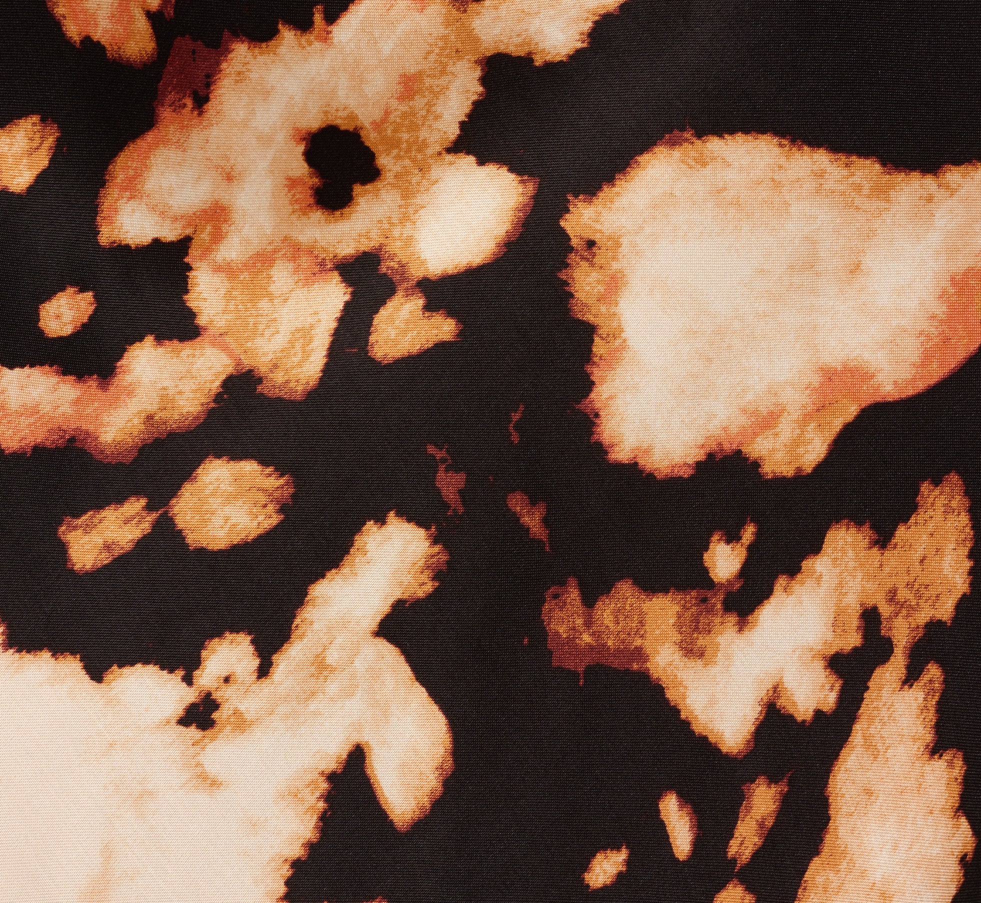 Printed Satin A Line Maxi Skirt In Black Eclipse、mySite、solidvoid