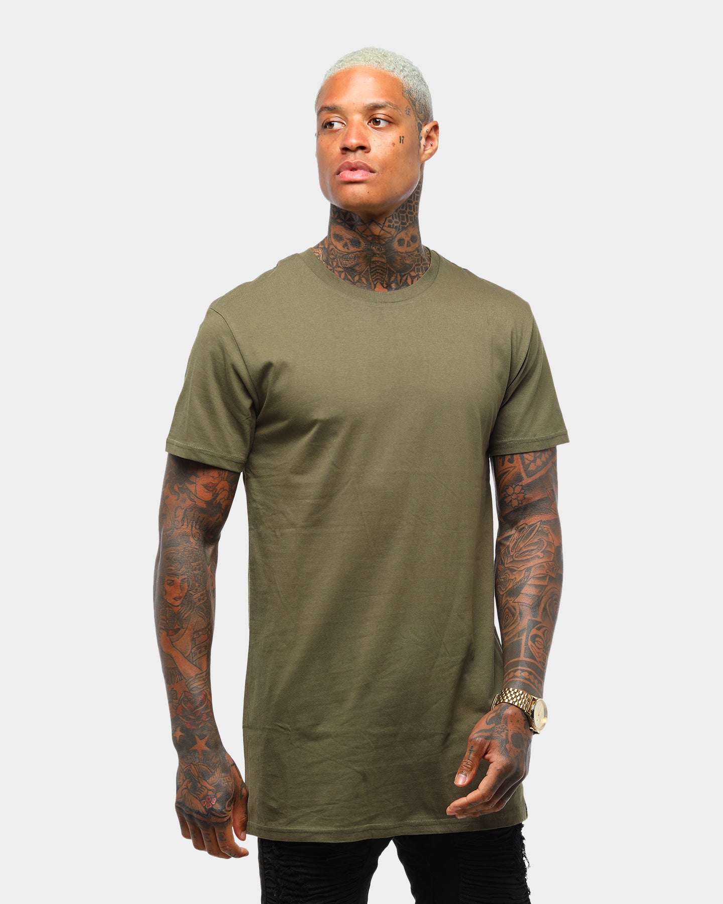 AS Colour Tall T-Shirt Army Green/Brown、mySite、zt4zffjzw