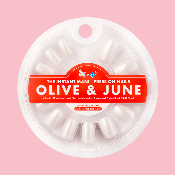 White Chrome - Press-On | Extra Short | Squoval、mySite、solidvoid