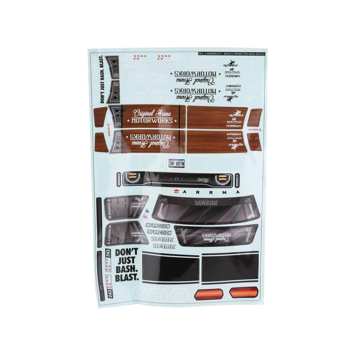  ARA414002, Arrma Infraction 4X4 Mega Body (Clear)、mySite、merchandisen