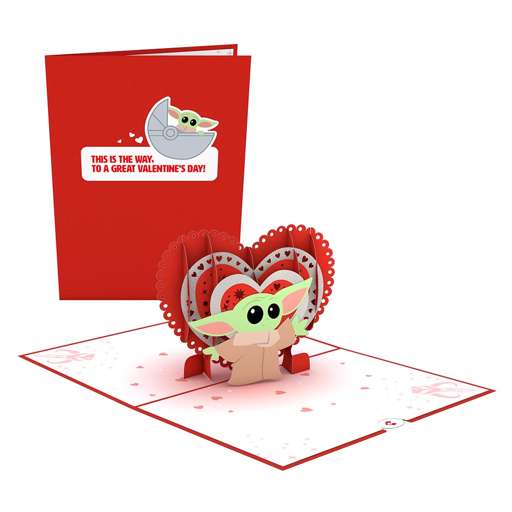 Star Wars™ The Mandalorian™ The Child: Valentine's Way Pop-Up Card、mySite、solidvoid