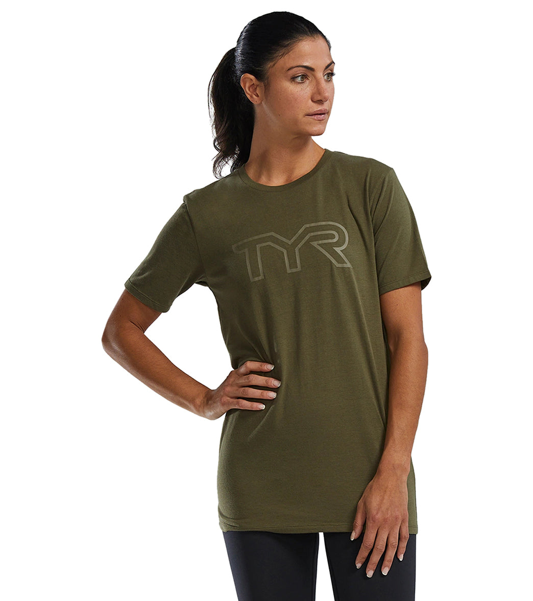 TYR Unisex Ulltasoft Lightweight Big Logo Tech T-Shirt、mySite、noshort