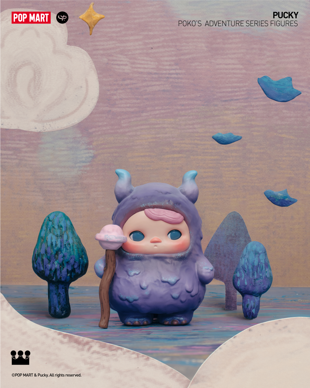  POP MART PUCKY Poko's Adventure Series Figures、mySite、greenlandpopulation