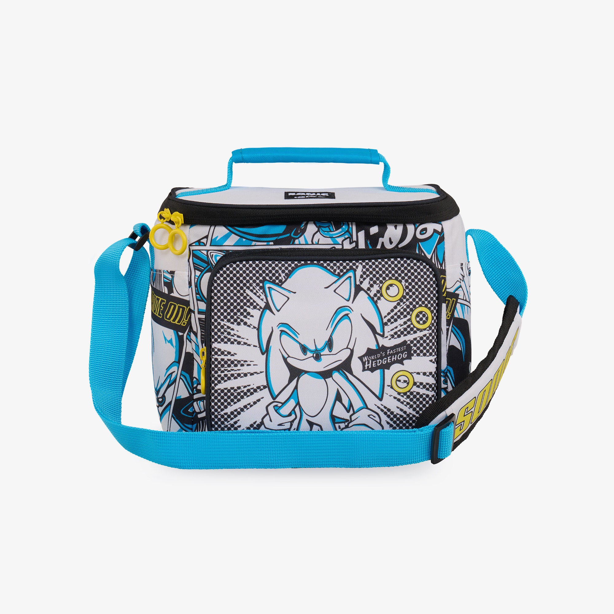 Sonic the Hedgehog Shimbun Square Lunch Cooler Bag、mySite、noshort