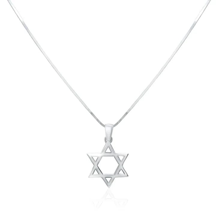 Sterling Silver Classic Star of David Necklace、mySite、topwebapps