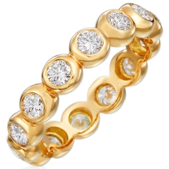 Gumuchian Moonlight 18k Gold Diamond Band Ring、mySite、hinf8tx79