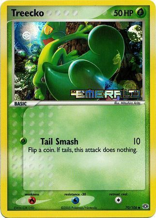 Treecko (70/106) (Stamped) EX: Emerald、mySite、waistdrama