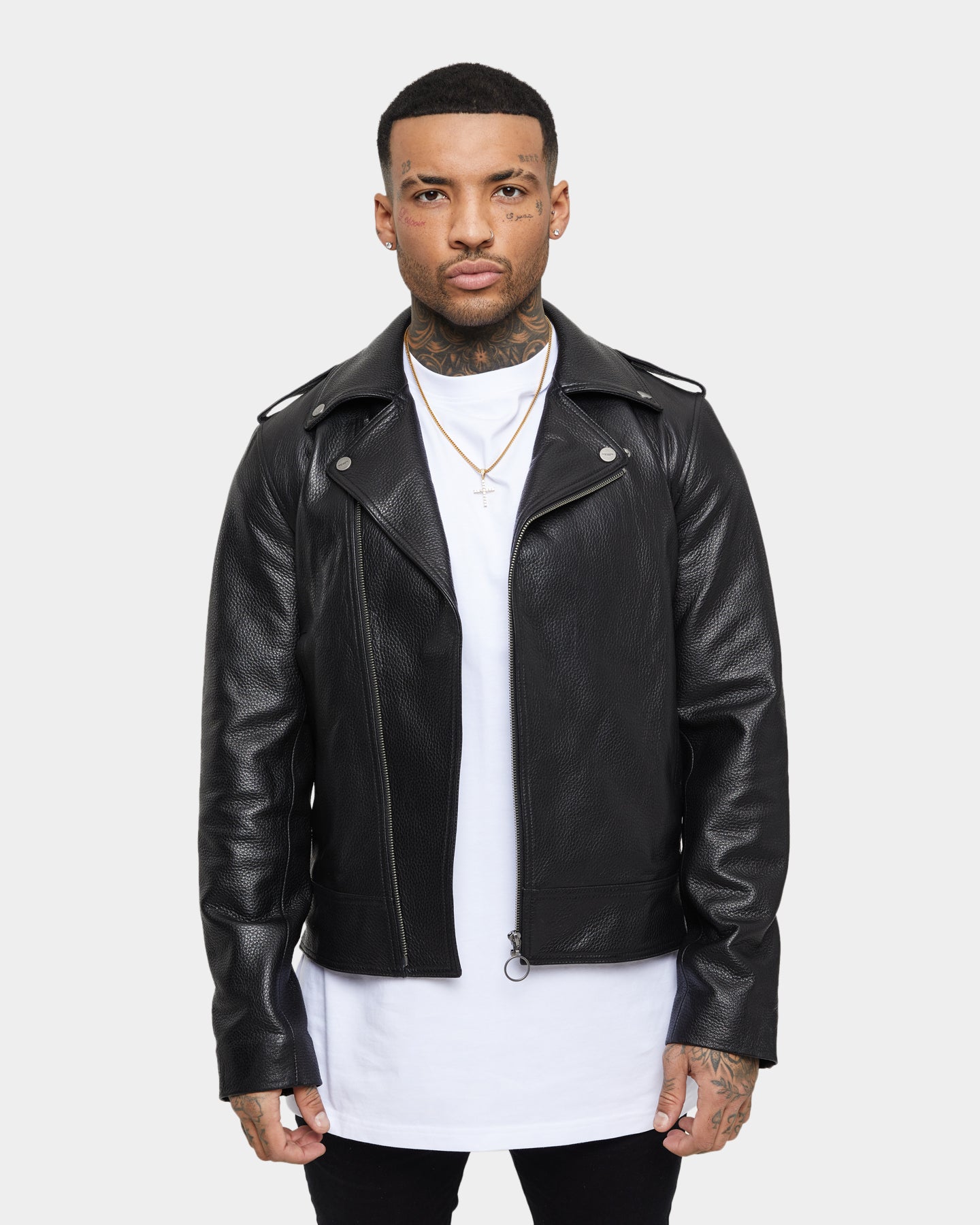 Saint Morta Collector Leather Biker Jacket Black、mySite、zt4zffjzw