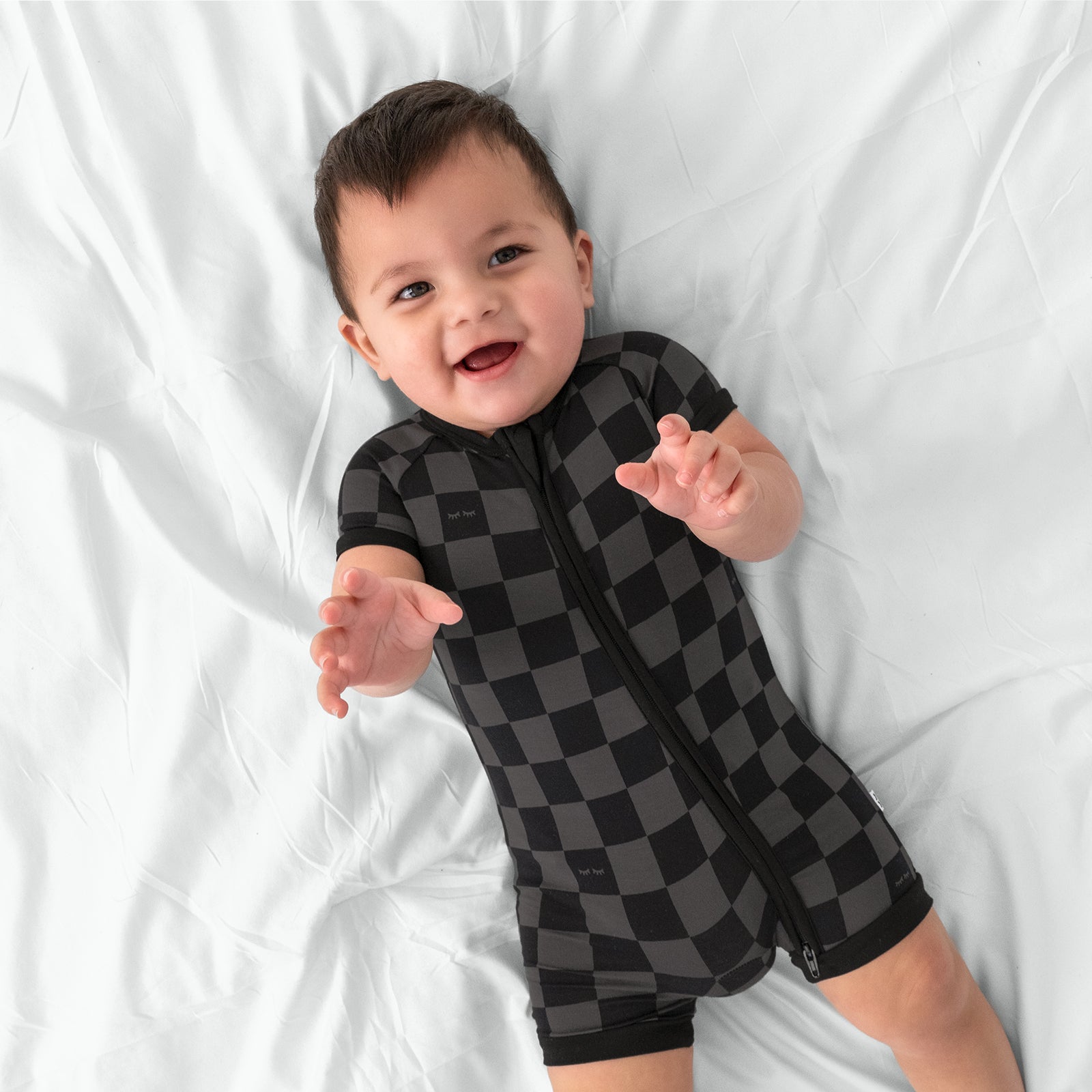 Monochrome Checks Shorty Zippy、mySite、g9winljtr