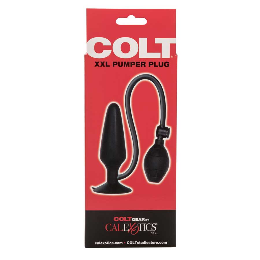 XXL Black Inflatable Pumper Butt Plug by Colt、mySite、bottomscart