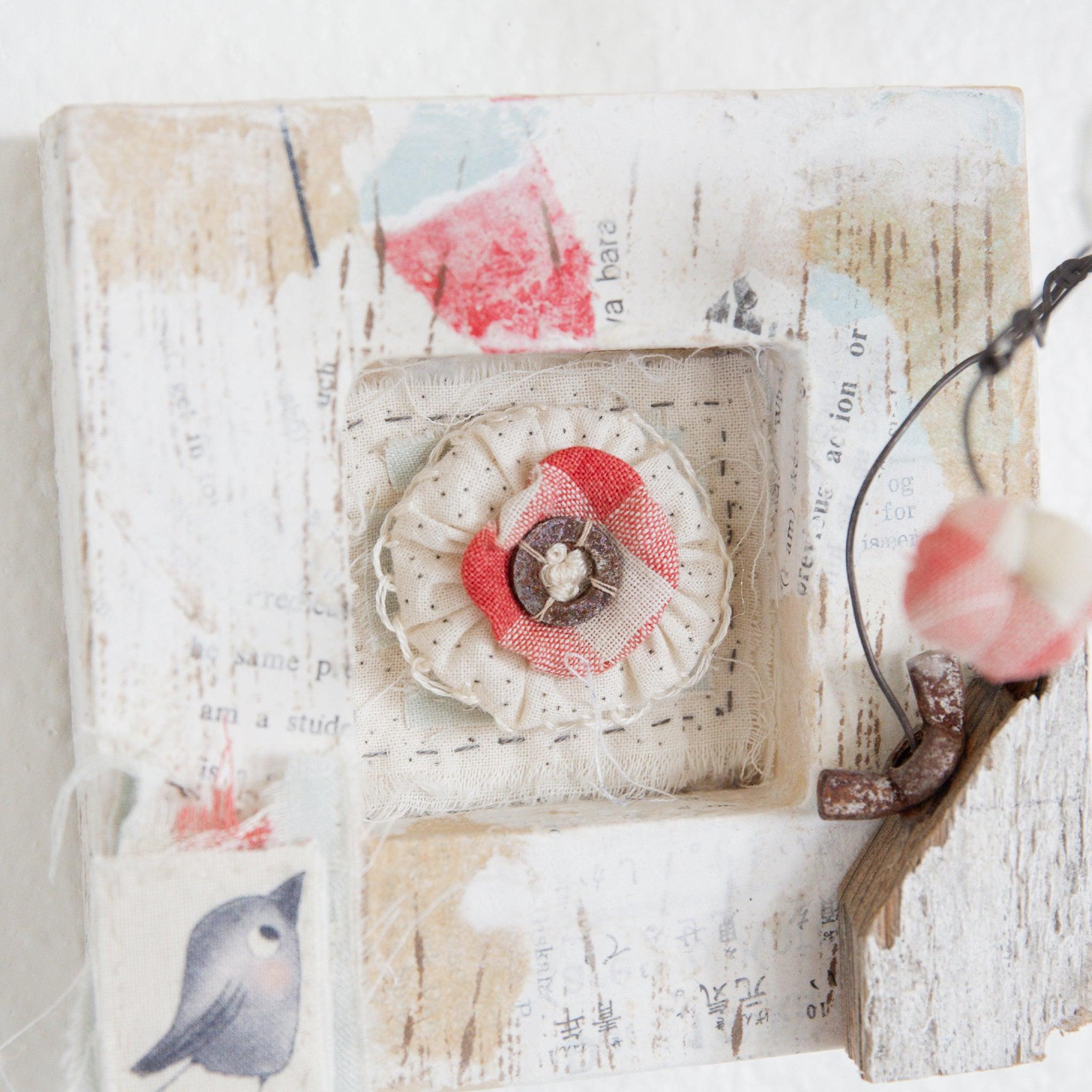 RETIRED - Hutch Studio - Paws and Caws Collage Collection | Flower Tower、mySite、g9winljtr