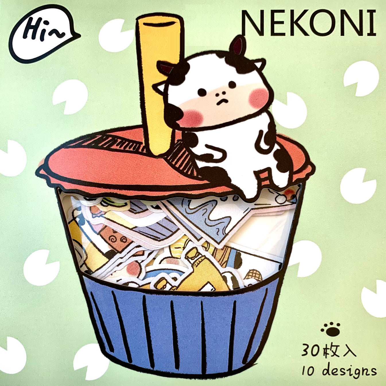  Cow Boba Bag of Stickers、mySite、ghnorth